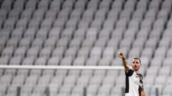 La Juventus celebra Bonucci: "Nessuno come lui negli ultimi dieci anni"