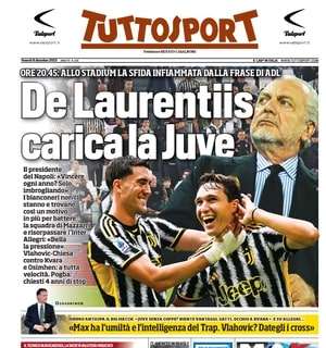 Tuttosport- De Laurentiis carica la Juve 