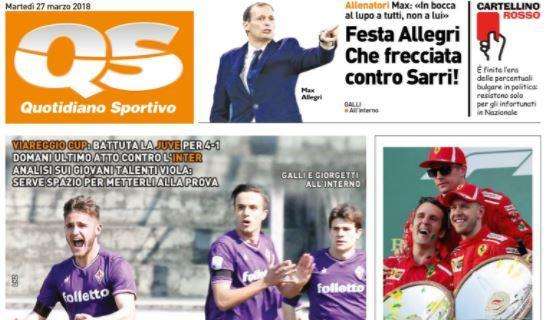 QS - Fiorentina, poker e finale: battuta la Juventus