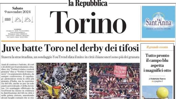 Repubblica Torino- Juve batte Toro nel derby dei tifosi