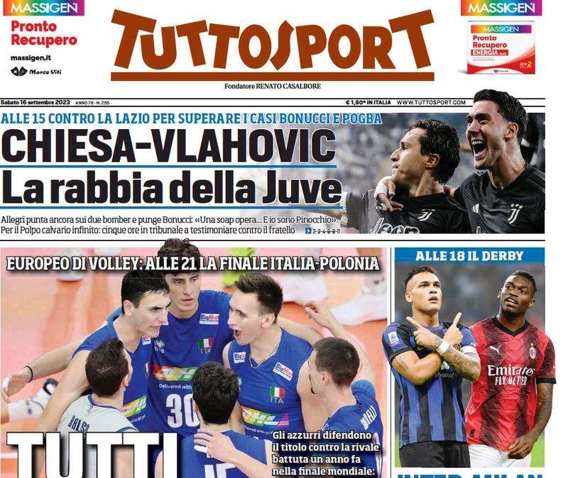 Tuttosport - Chiesa e Vlahovic, la rabbia della Juve 