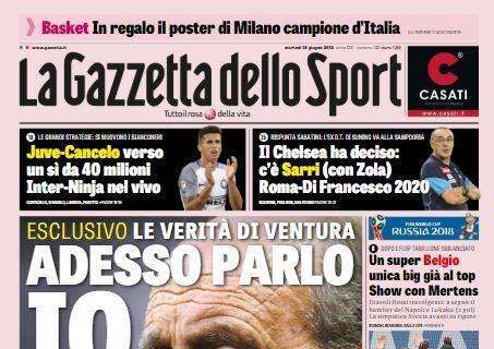 Gazzetta - Ventura: “Adesso parlo io. Buffon, Chiellini e Barzagli vennero da me...”