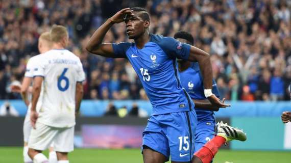 FOTONOTIZIA - L'esultanza di Pogba dopo il gol all'Islanda