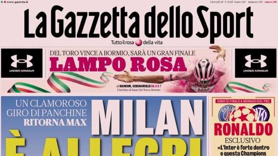 Gazzetta - Milan, è Allegri