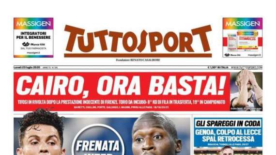 Tuttosport - La Juve canta grazie Roma
