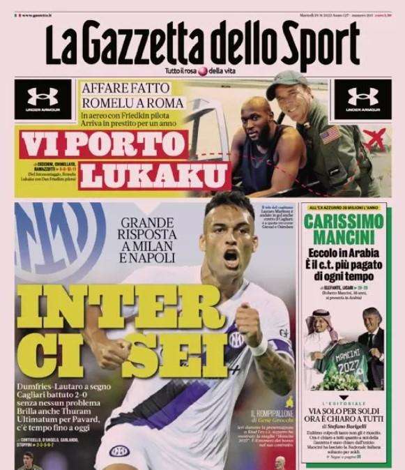 Gazzetta - Vi porto Lukaku 