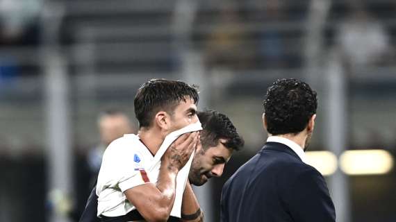 Inter - Roma, Dybala lascia il campo per un problema muscolare 