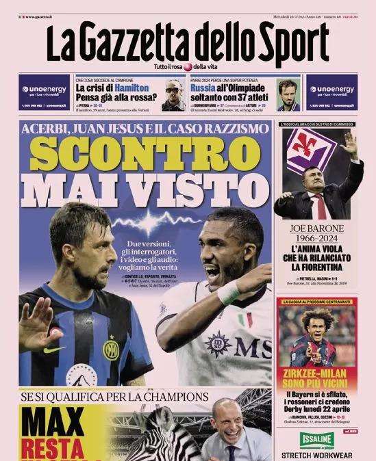Gazzetta - Scontro mai visto e Max resta in sella