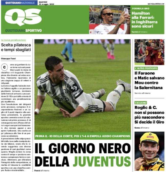 QS - Il giorno nero della Juventus 