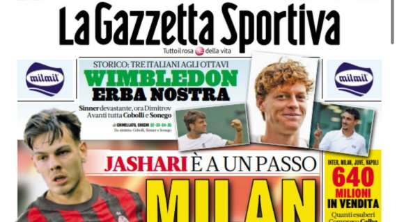 Gazzetta - Milan, Jashari a un passo, Juve, Vlahovic pronti all’incontro