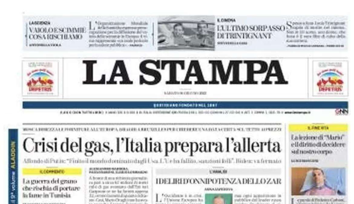 La Stampa - Dzeko vice Vlahovic?