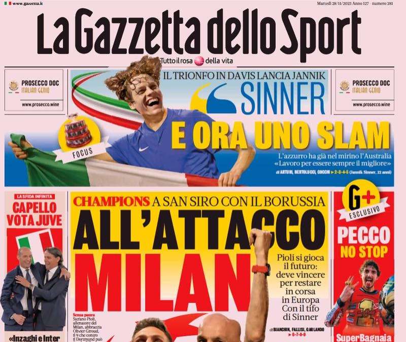 Gazzetta - All’attacco Milan