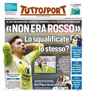 Tuttosport- Non era da rosso, lo squalificate lo stesso?