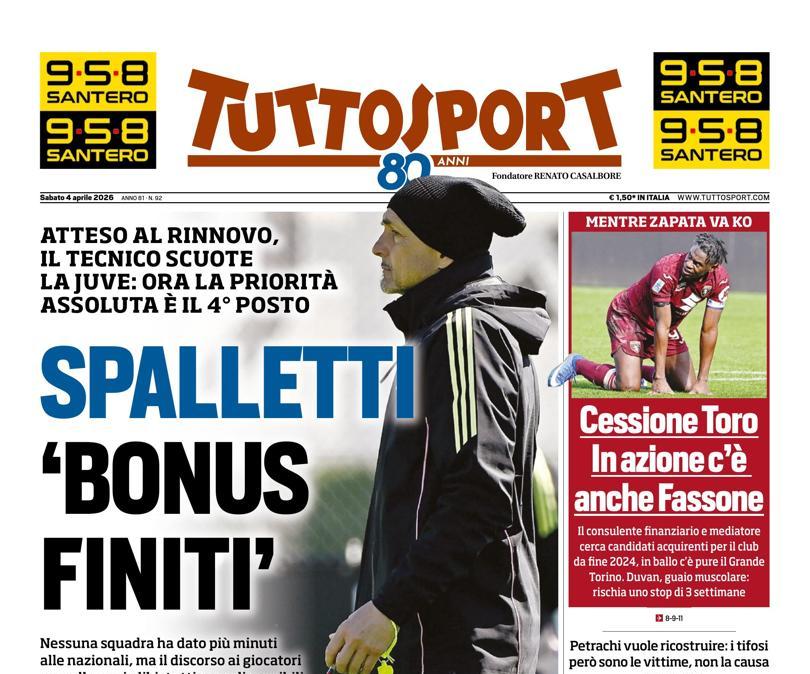 Spalletti, bonus finiti