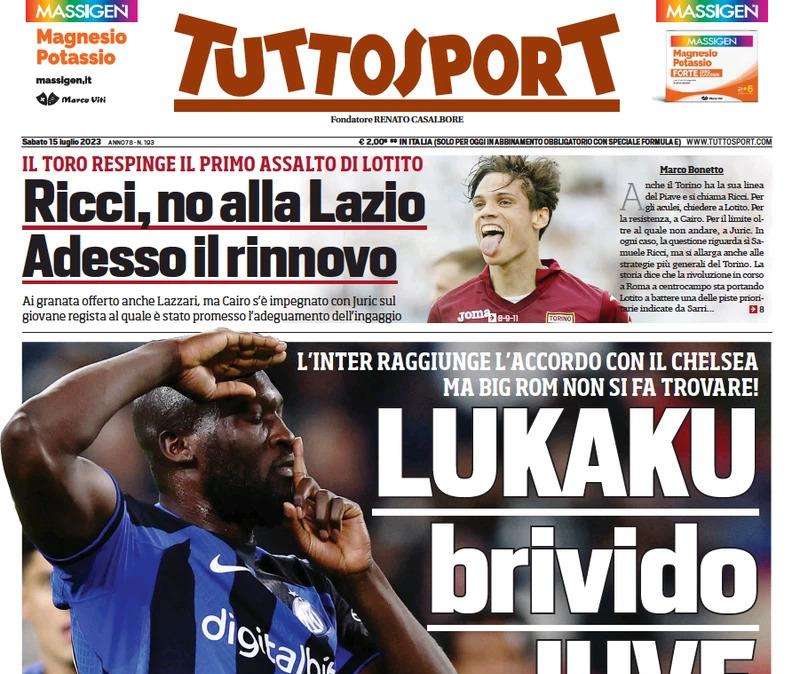 Tuttosport - Lukaku, brivido Juve, Arthur piace alla Fiorentina