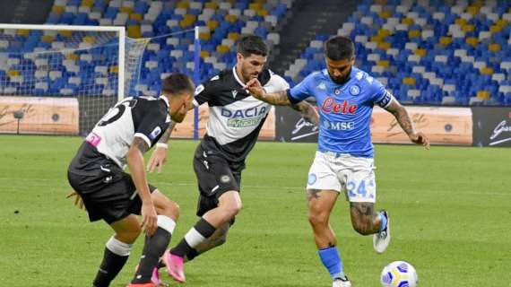 Serie A: Napoli-Udinese 5-1
