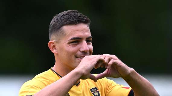 Accostato anche alla Juventus, Nikola Krstovic segna in Lecce-Juve Stabia