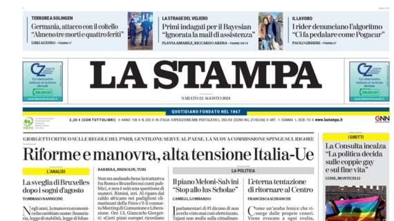 La Stampa - Rush finale 