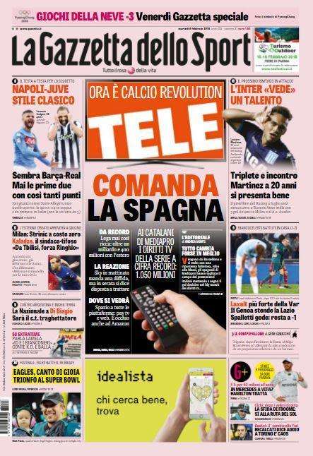 Gazzetta - Telecomanda la Spagna 