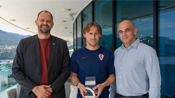 Luka Modrić premiato con il Sofascore Founders’ Legend Award