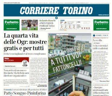 Corriere di Torino - Juve agitata davanti 