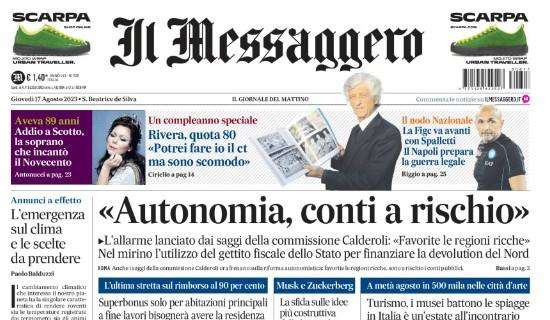 Il Messaggero - Lazio, Bonucci in stallo 