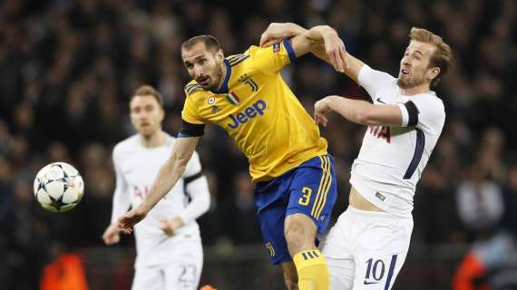 Il tabellino di Tottenham-Juventus