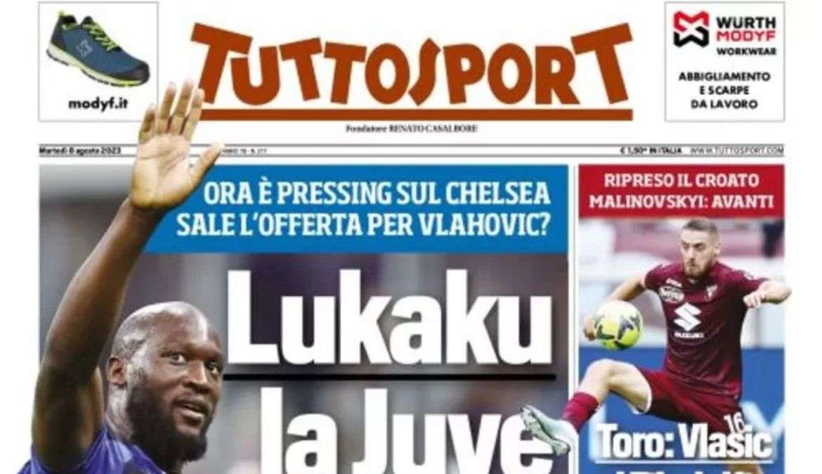 Tuttosport - Lukaku, la Juve insiste 