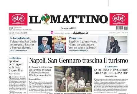 Il Mattino - Il Napoli in affanno