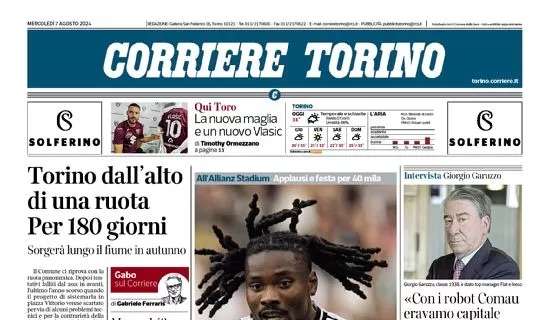 Corriere di Torino - Elkann: “Apriremo un ciclo”