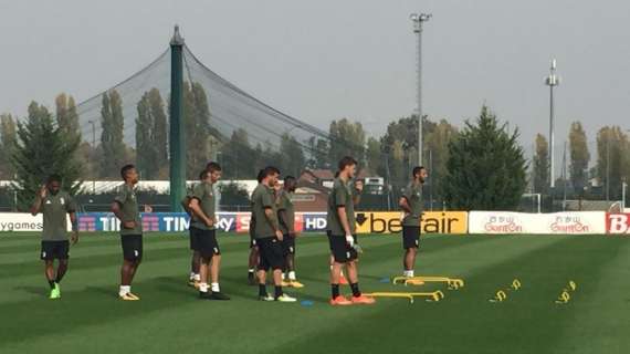 Allenamento Juventus a Vinovo pre Sporting (VIDEO e FOTO)