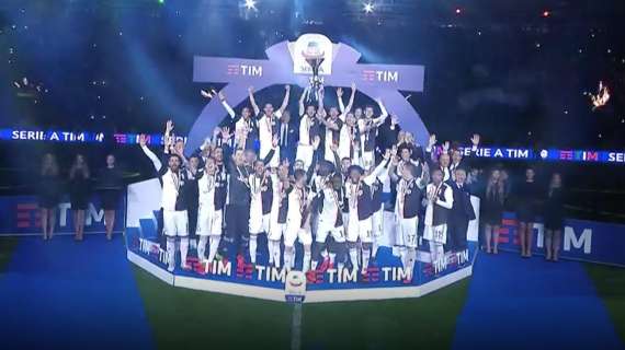 LIVE TJ - Festa all'Allianz! Chiellini alza la Coppa Scudetto al cielo di Torino!