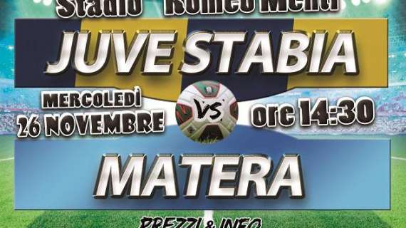 Juve Stabia - Matera, al via la prevendita per il match di Coppa Italia Lega Pro