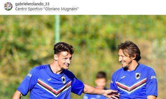 Ex - Rolando su Instagram: "È sempre un'emozione vestire i colori della Sampdoria". Ma ormai è fatta per il suo passaggio al Palermo