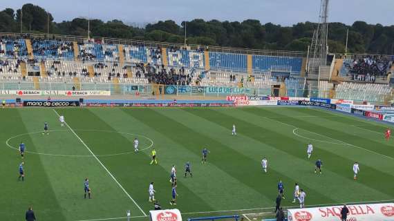 Serie C - Il Latina trova un buon pari in rimonta contro il Pescara