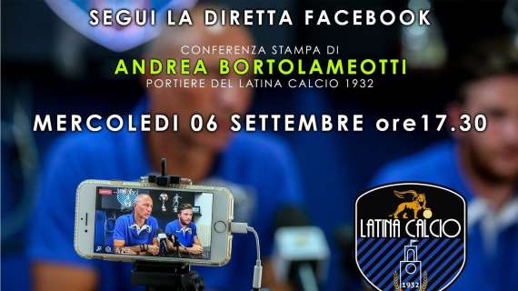 Domani alle 17:30 la conferenza stampa di Andrea Bortolameotti