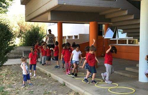 Basket - La Virtus Aprilia alla scuola d'infanzia Arcobaleno