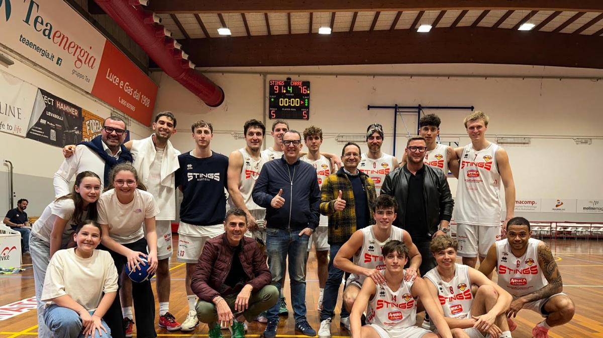 Mantova c'è: successo Stings su PlayBasket Carrè e playoff in tasca