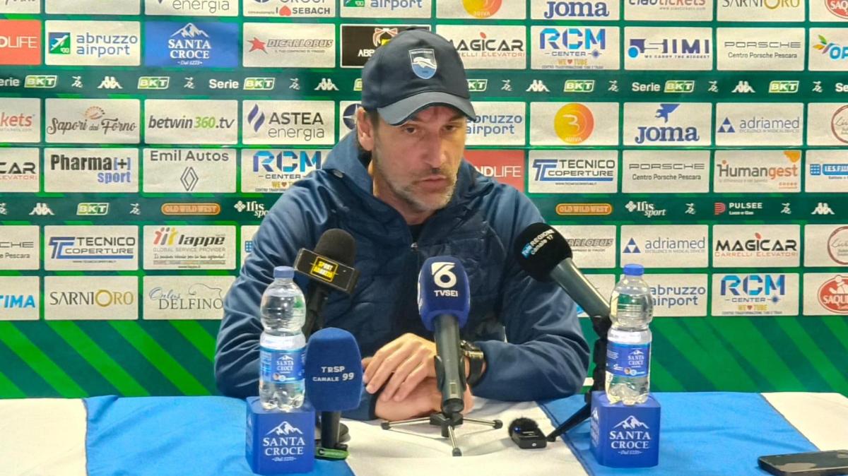 Pescara, mister Gorgone: "Salvezza? Ci credo ancora!"