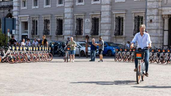Mantova, torna in città il bike-sharing di Ridemovi. In pista 150 mezzi
