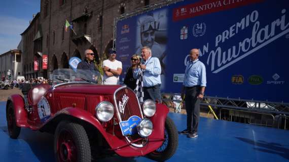 Gp Nuvolari: ieri bandiera a scacchi in piazza Sordello