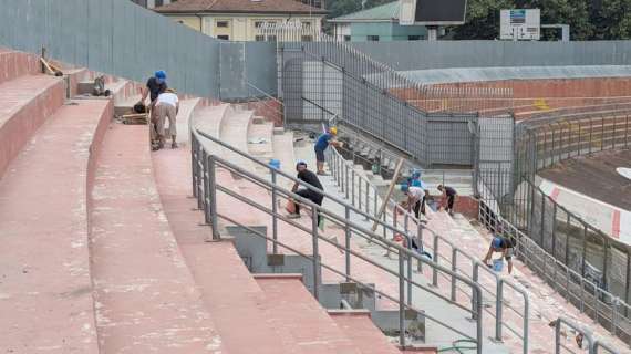 SPECIALE - Stadio Martelli, lavori in corso: ok luci, avanti con i distinti