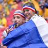 Fabien Barthez, i baci di Blanc per le vittorie al Mondiale e all'Europeo
