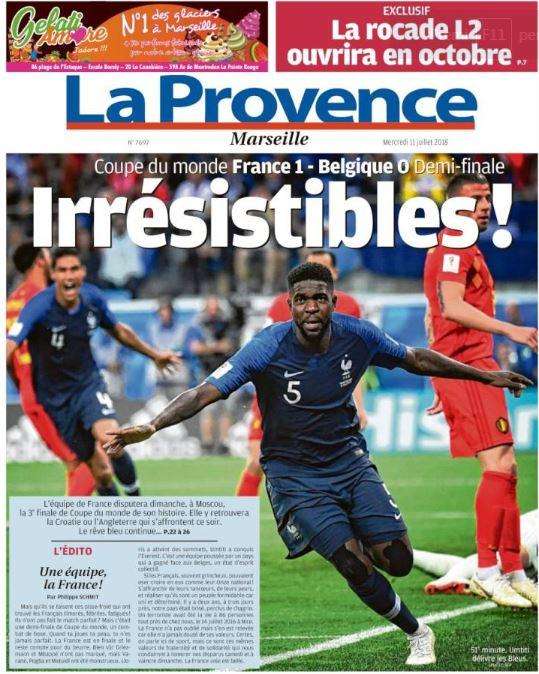 Anche da Marsiglia esultano per la finale della Francia: "Irresistibili!"