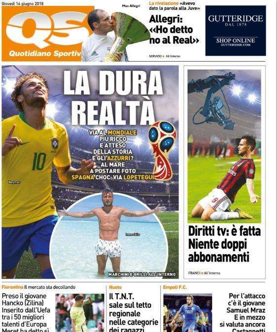 Russia 2018, QS-Sport: "La dura realtà"