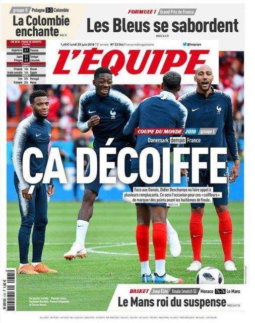 Francia, L'Equipe: "Ecco le riserve"