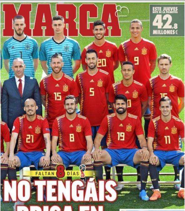 Spagna, Marca sul mondiale: "Non abbiate fretta di tornare"
