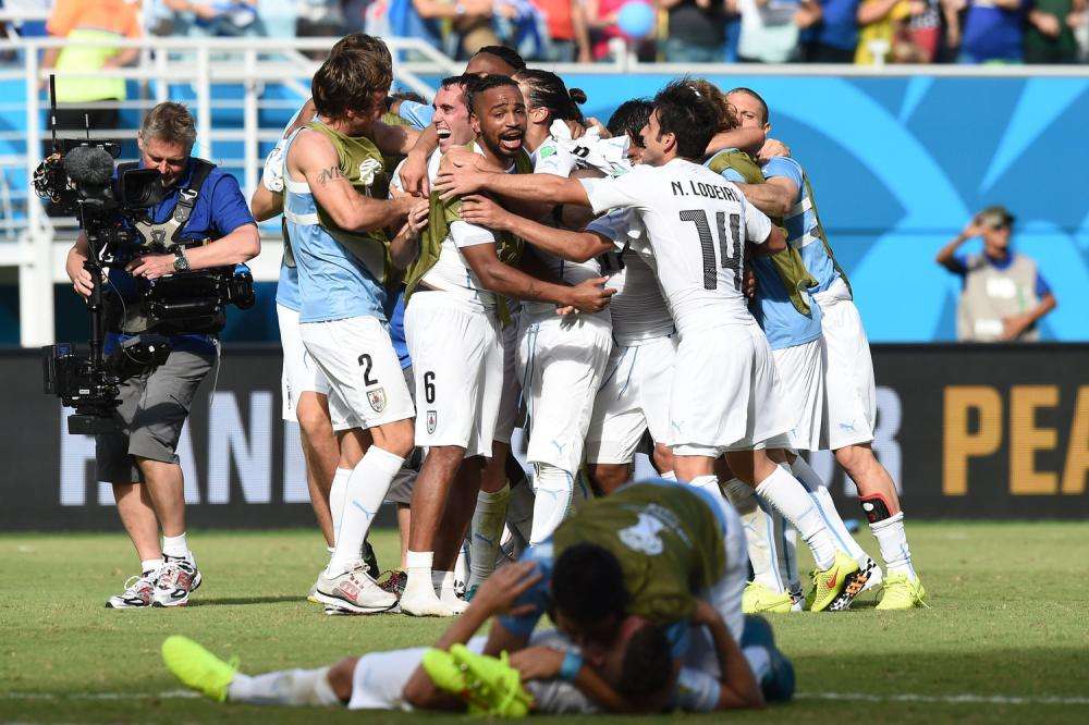 Uruguay-Arabia Saudita 1-0 al termine del primo tempo: decide Suarez