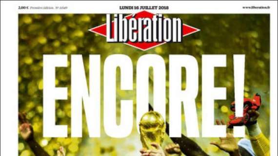 Trionfo Francia, <i>Liberation</i> non ne ha abbastanza: 