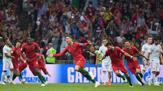 Portogallo-Marocco 1-0 al termine del primo tempo: decide Cristiano Ronaldo 